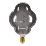 4W E27 LED CL150 globe black vapourised - Clearance