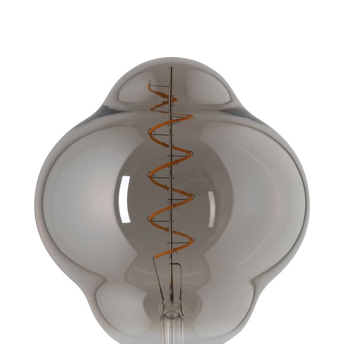 4W E27 LED CL150 globe black vapourised - Clearance