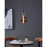 4W E27 LED CL150 globe black vapourised - Clearance