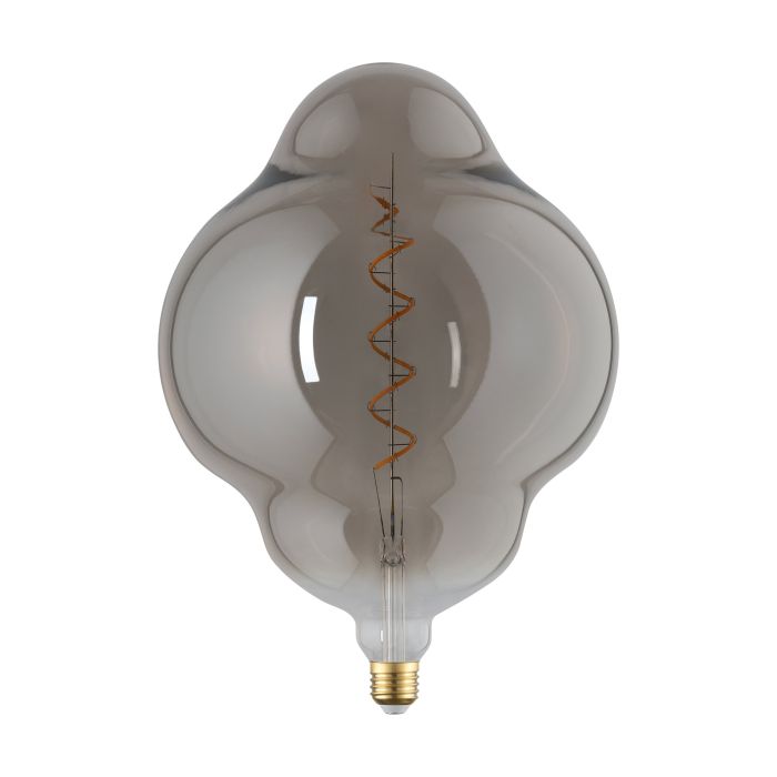 4W E27 LED CL200 globe black vapourised - Clearance