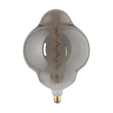 4W E27 LED CL200 globe black vapourised - Clearance