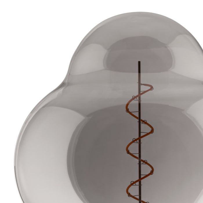 4W E27 LED CL200 globe black vapourised - Clearance