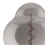 4W E27 LED CL200 globe black vapourised - Clearance
