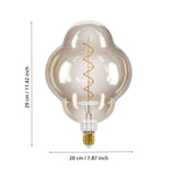 4W E27 LED CL200 globe amber - Clearance