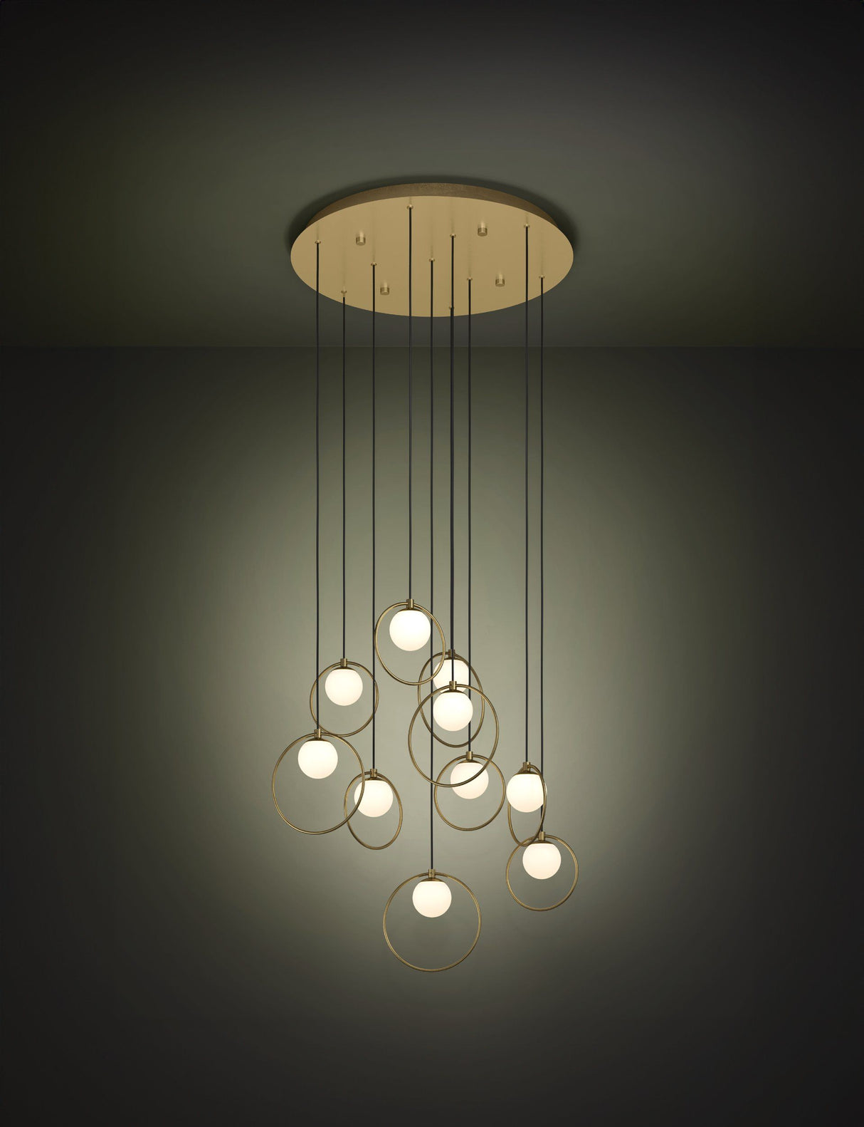PORTOCOLOM Pendant Light Round 10x3W LED 3000K