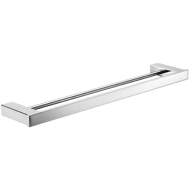 Rosa Double Towel Rail - Chrome