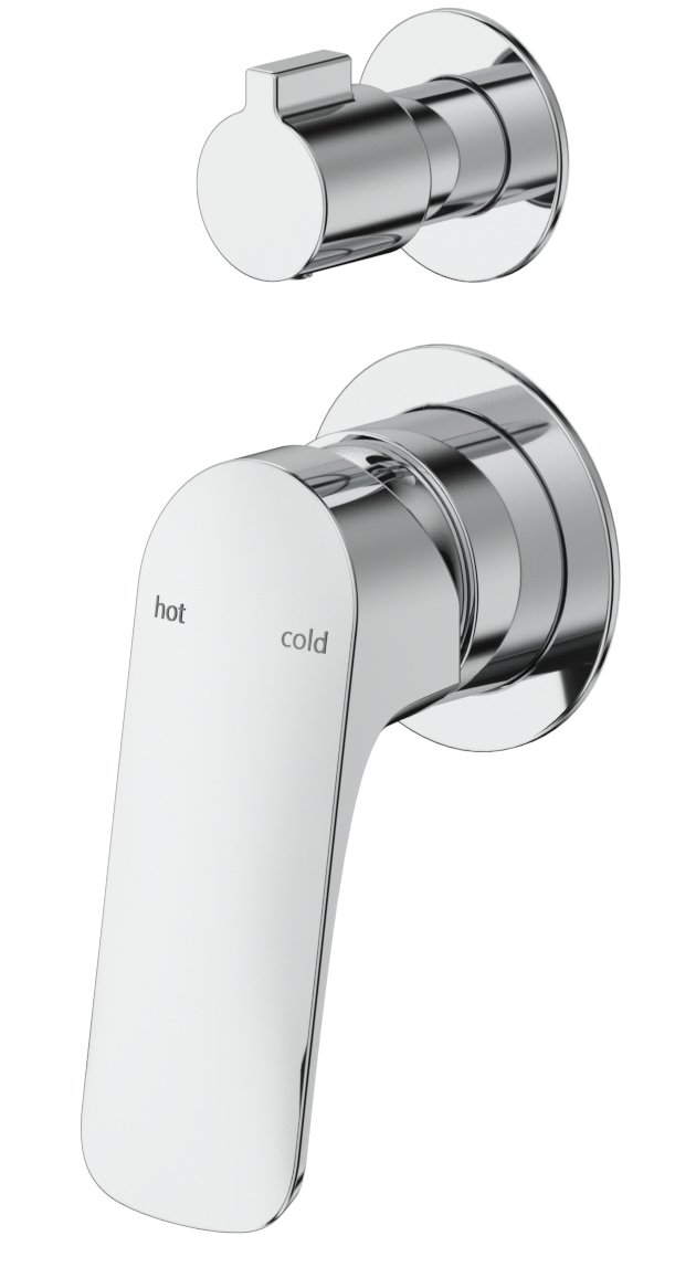 Kaza Shower Mixer Diverter – 2P – TRIM KIT ONLY