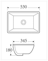Clamont Basin 530 x 345mm- Clearance
