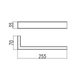 Cavallo AR73 Square Towel Bar 255mm | 5 Finishes