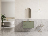 Miami Wall Hung PVC Cabinet 750mm (Olive Green)