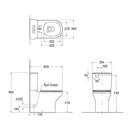 KOHLER ModernLife Back to Wall Toilet Suite