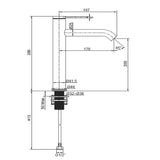 KOHLER Components Tall Single Lever Basin Mixer
