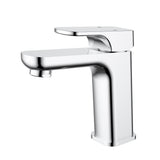 Eden Round Cornered Rectangle Handle Basin Mixer Lead Free