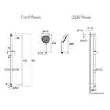 KOHLER  Hydrorail Slide Shower