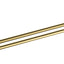 Otus Round Double Towel Rail 750mm - Brushed Gold