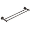 Otus Round Double Towel Rail 750mm - Brushed Gun Metal