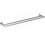 Otus Round Double Towel Rail 750mm - Chrome