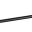 Otus Round Single Towel Rail 600mm - Matte Black