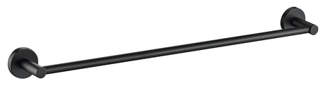 Otus Round Single Towel Rail 600mm - Matte Black