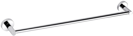 Otus Round Single Towel Rail 600mm - Chrome