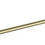 Otus Round Single Towel Rail 750mm - Brushed Gold