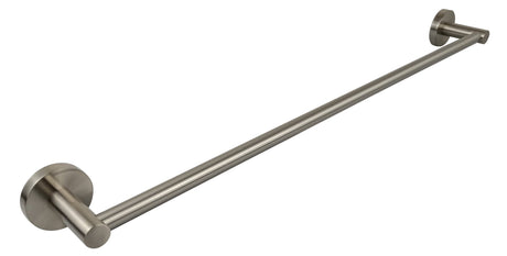 Otus Round Single Towel Rail 750mm - Brushed Nickel
