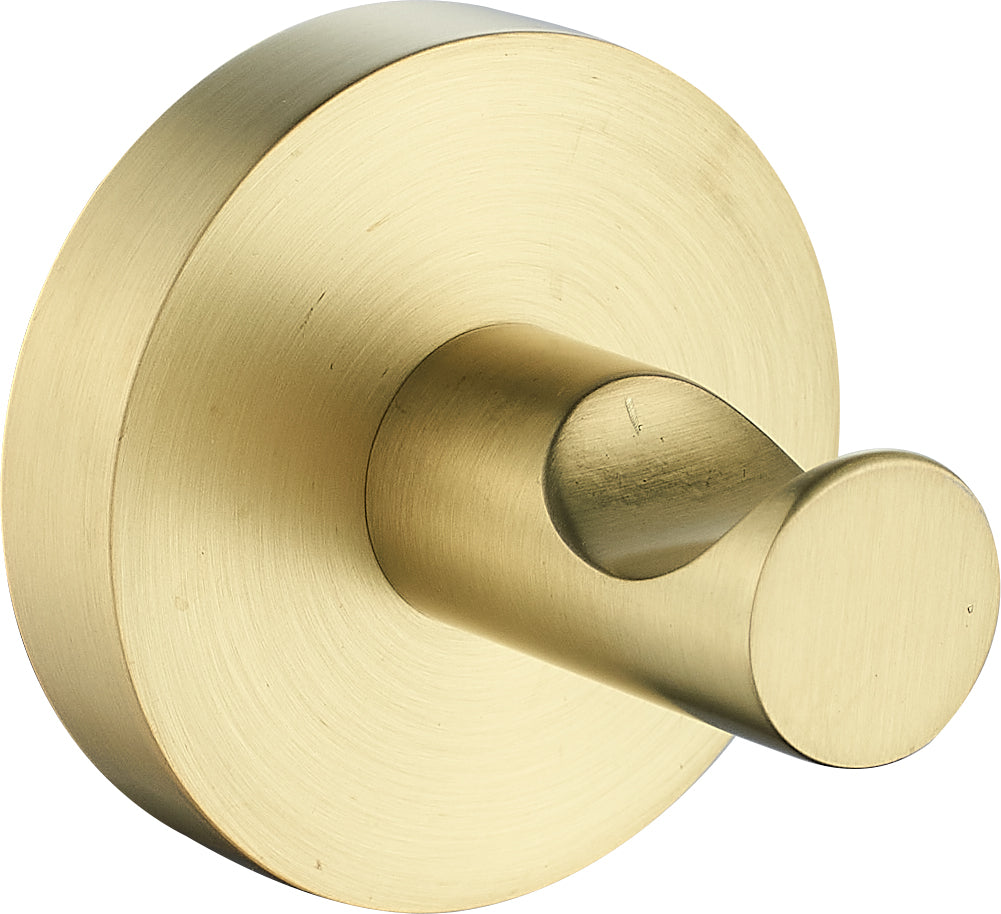 Otus Round Robe Hook - Brushed Gold