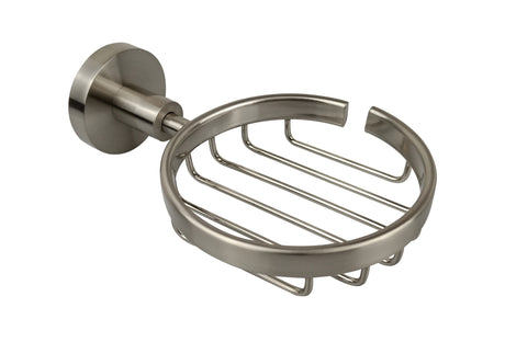 Otus Round Soap Dish - Brushed Nickel