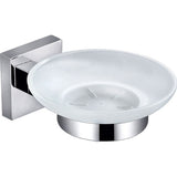 Sara Soap Dish Glass (Chrome)