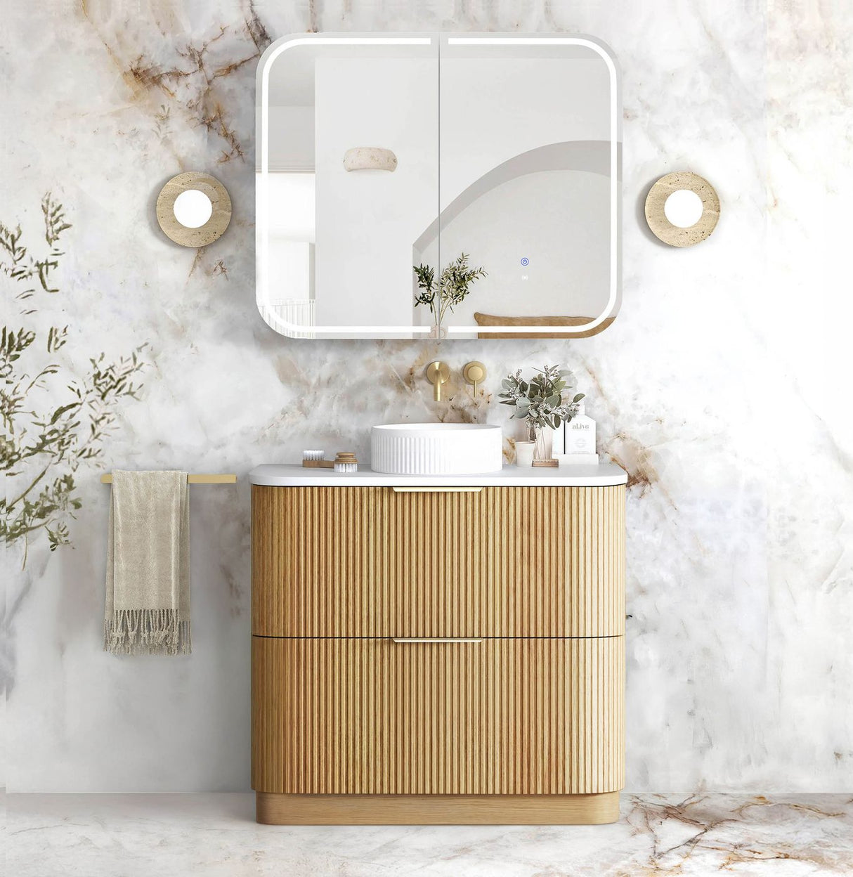 900-HAVANA_Fluted_Curved_Floor_Standing_Vanity_Woodland_Oak