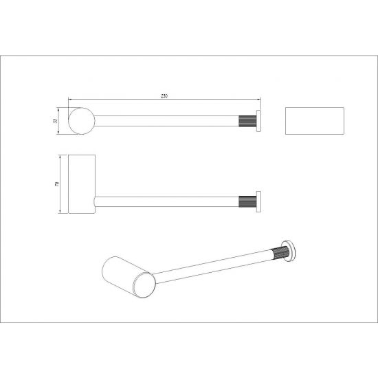 Caddence Towel Ring