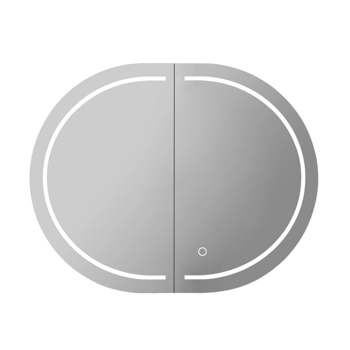 Olivia Front-Lit LED Shaving Cabinet 900/1200/1500mm Matte White/Black