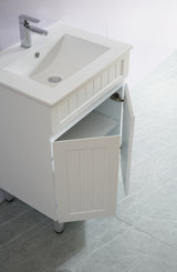 ACACIA SHAKER PVC Floor Vanity 600