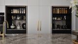 Manovella Brushed Brass Oval Profile Cabinet Pull - Imogen