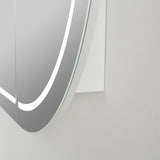 Olivia Front-Lit LED Shaving Cabinet 900/1200/1500mm Matte White/Black