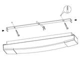 SIDERNO mirror light (Chrome) - Clearance