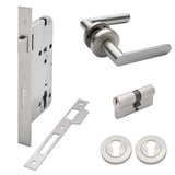 Manovella Entrance Door Kit- Fairhaven-Brushed Nickel