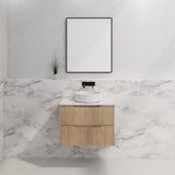 ABS BALI Wall Hung Vanity American Oak 750mm