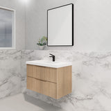 ABS BALI Wall Hung Vanity American Oak 900mm