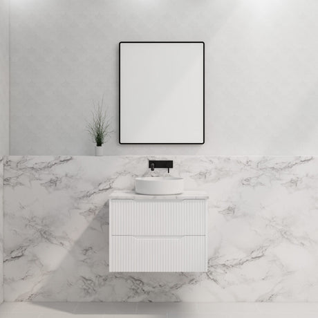ABS BALI Wall Hung Vanity Matte white 750mm