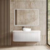 ABS BERGEN Wall Hung Single Bowl Vanity 1200mm (Matte White)