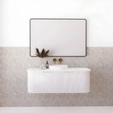 ABS BERGEN Wall Hung Single Bowl Vanity 1200mm (Matte White)