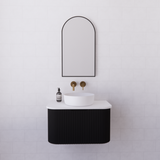 ABS BERGEN Wall Hung Vanity 750mm (Matte Black)