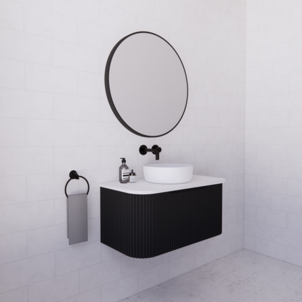 ABS BERGEN Wall Hung Vanity 900mm (Matte Black)