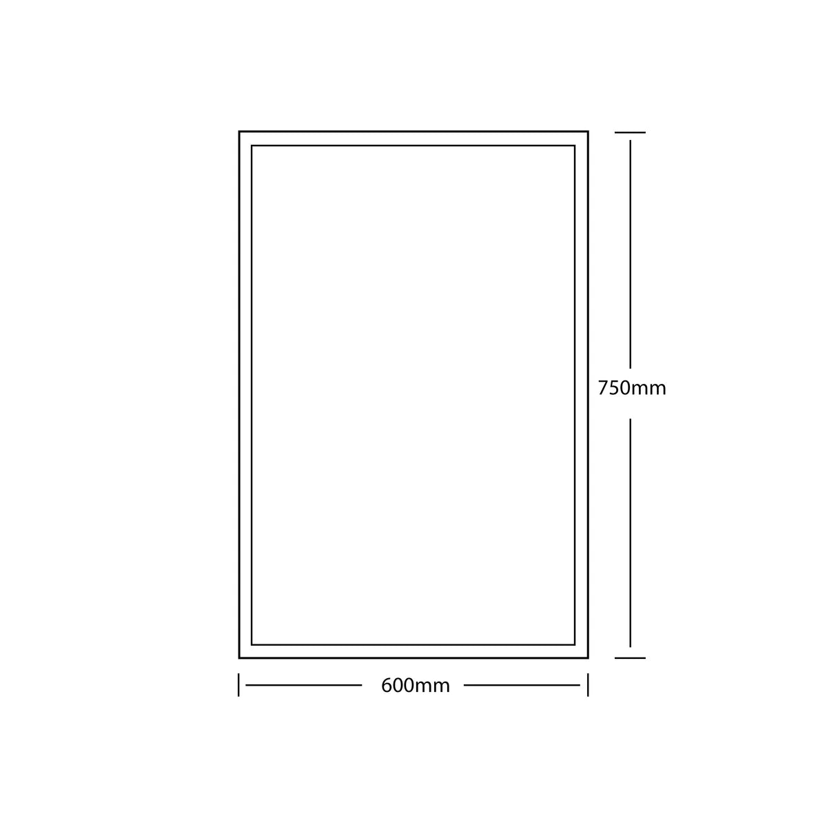 ABS Bevel Edge Rectangle Frameless Mirror