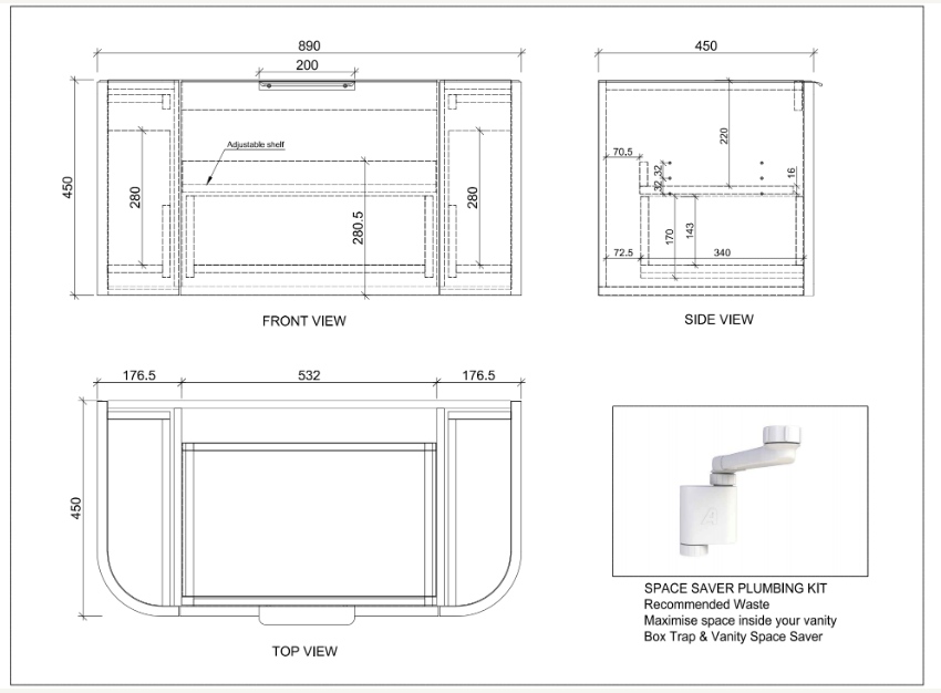 ABS_HOUSTON_Curved_Wall_Hung_Vanity_900mm_drawing