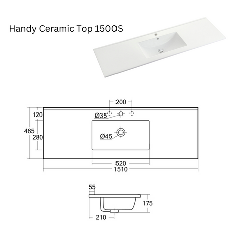 ABS Handy 1500 Single Bowl