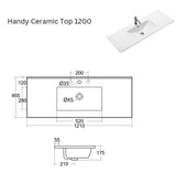 ABS Handy Top 1200 Single Bowl