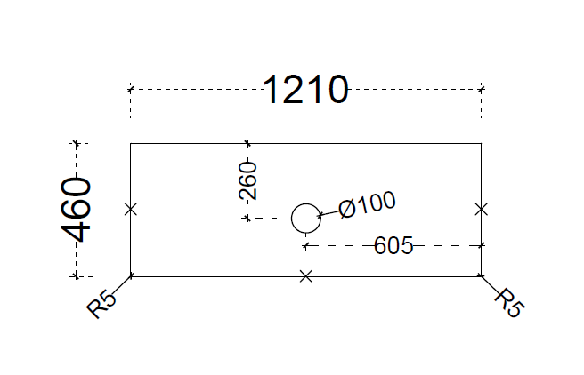 ABS_Stone_Top_1200 Single-drawing