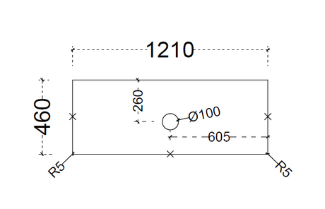ABS_Stone_Top_1200 Single-drawing